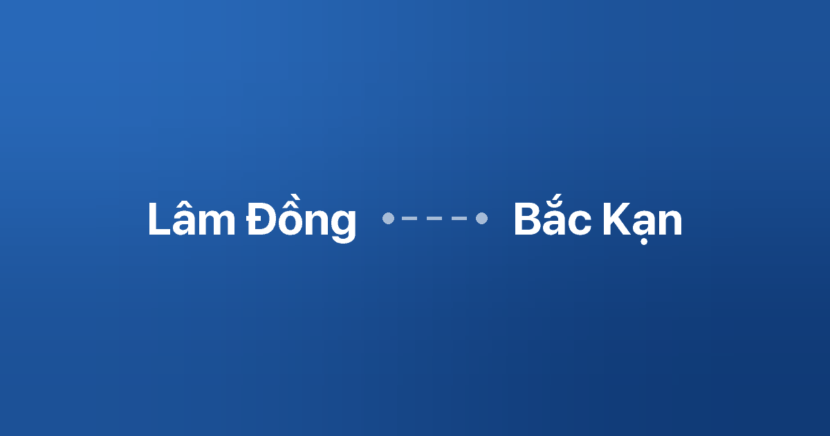 Xe ghép Lâm Đồng Bắc Kạn