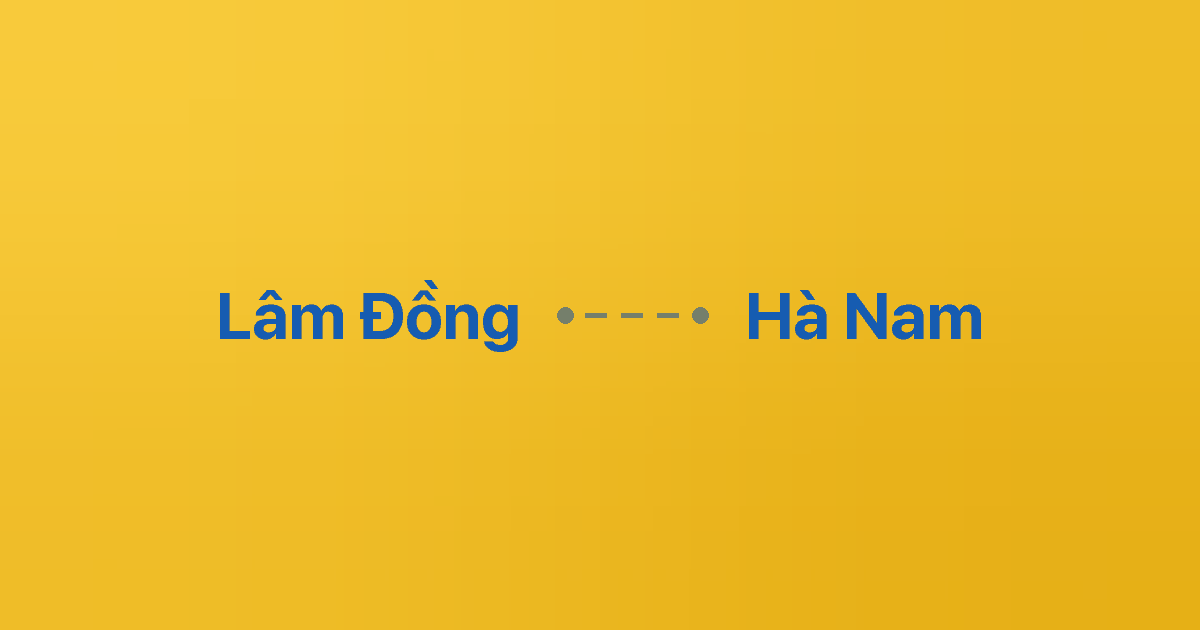 Xe ghép Lâm Đồng Hà Nam