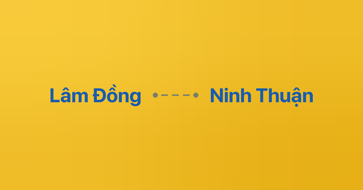 Xe ghép Lâm Đồng Ninh Thuận