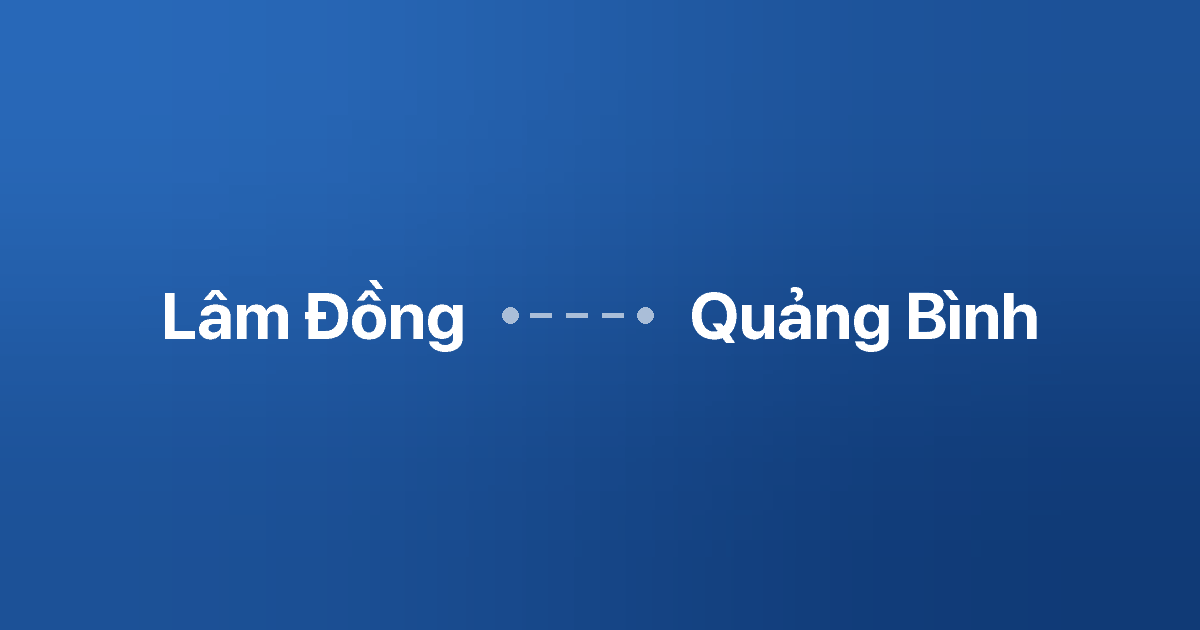Xe ghép Lâm Đồng Quảng Bình