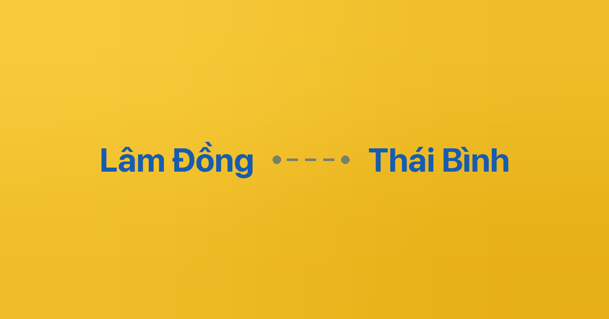Xe ghép Lâm Đồng Thái Bình