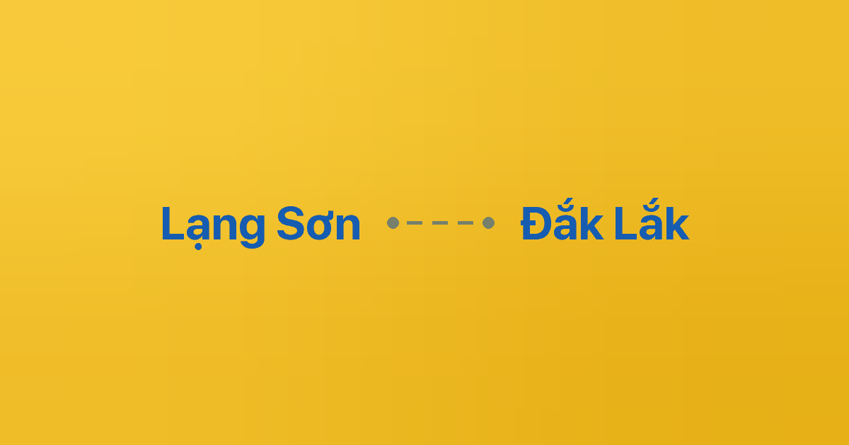 Xe ghép Lạng Sơn Đắk Lắk