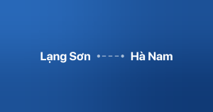 Xe ghép Lạng Sơn Hà Nam
