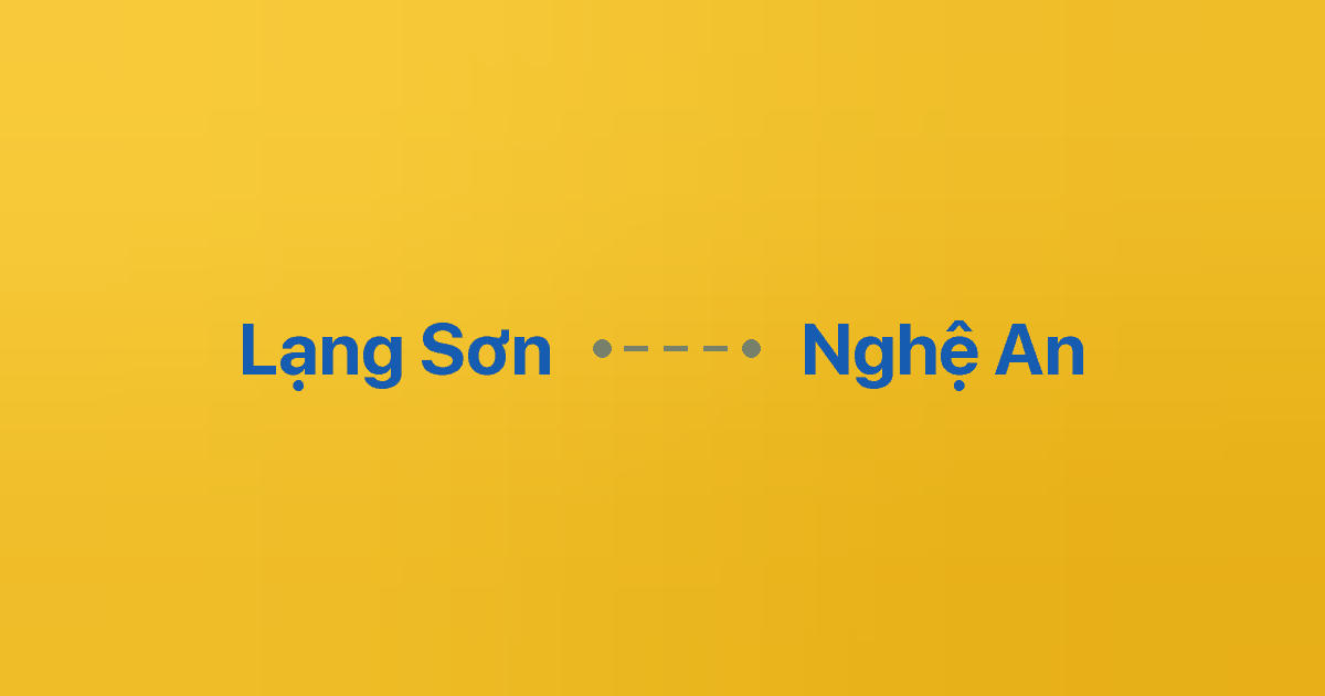 Xe ghép Lạng Sơn Nghệ An