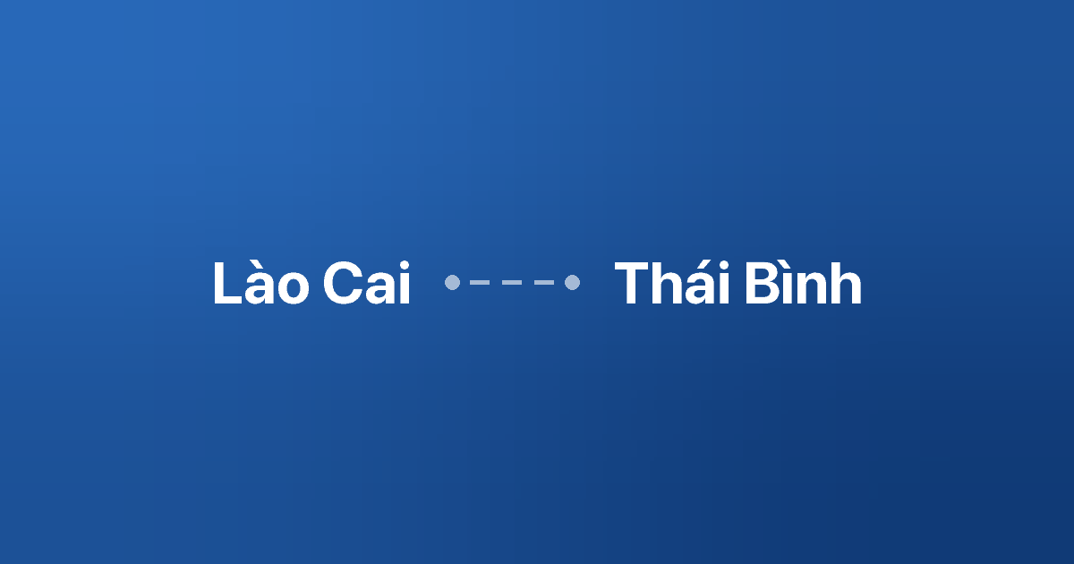Xe ghép Lào Cai Thái Bình 5 Xe ghép Lào Cai Thái Bình