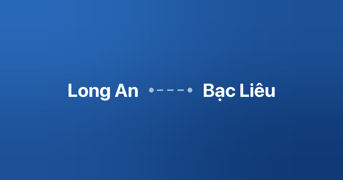 Xe ghép Long An Bạc Liêu