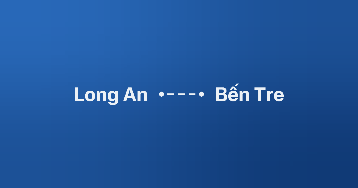 Xe ghép Long An Bến Tre 5 Xe ghép Long An Bến Tre