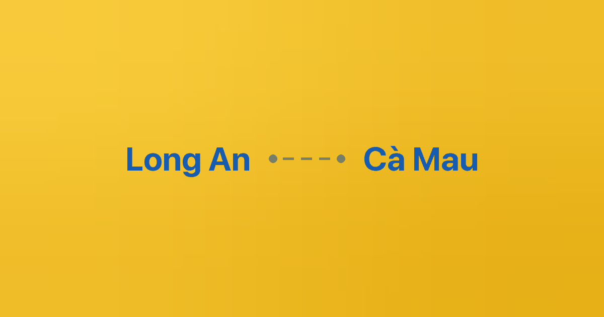 Xe ghép Long An Cà Mau