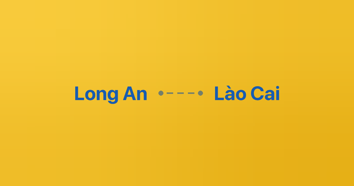 Xe ghép Long An Lào Cai 3 Xe ghép Long An Lào Cai