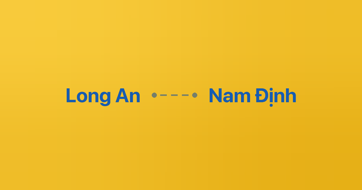 Xe ghép Long An Nam Định