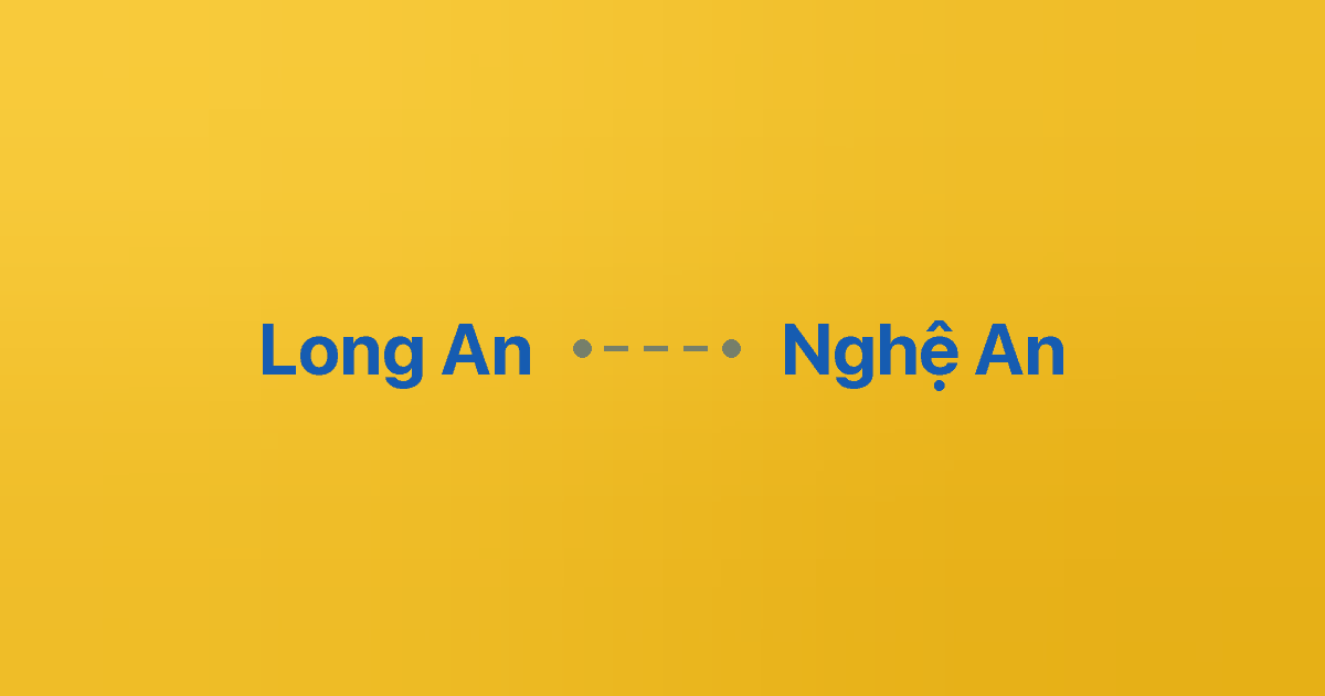 Xe ghép Long An Nghệ An