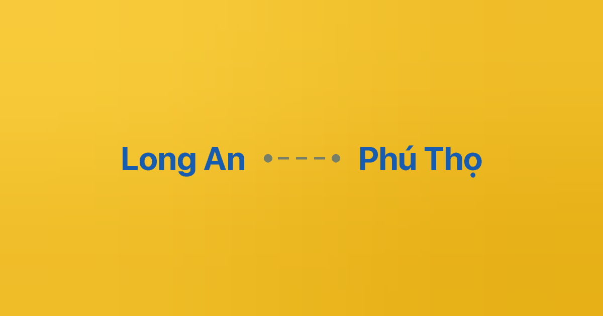 Xe ghép Long An Phú Thọ