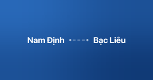 Xe ghép Nam Định Bạc Liêu