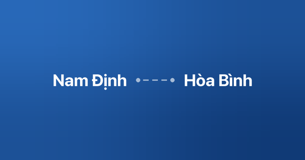 Xe ghép Nam Định Hòa Bình