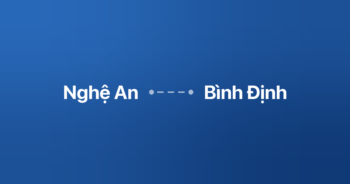 Xe ghép Nghệ An Bình Định