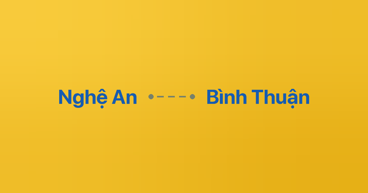 Xe ghép Nghệ An Bình Thuận