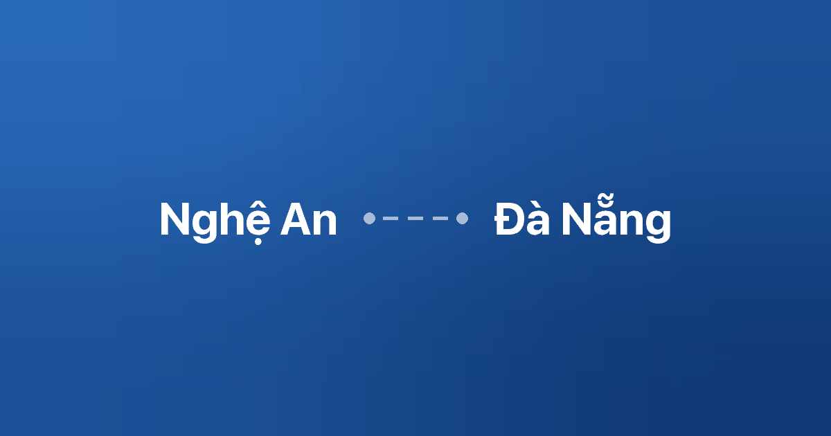 Xe ghép Nghệ An Đà Nẵng