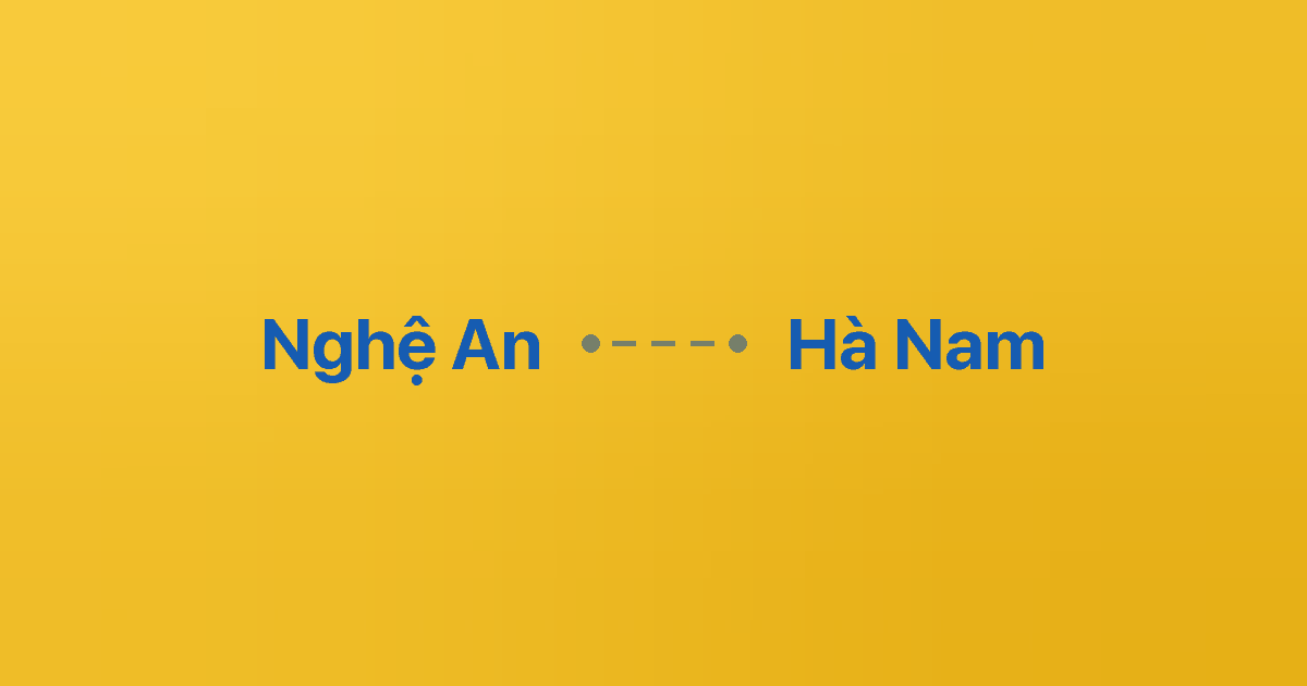 Xe ghép Nghệ An Hà Nam