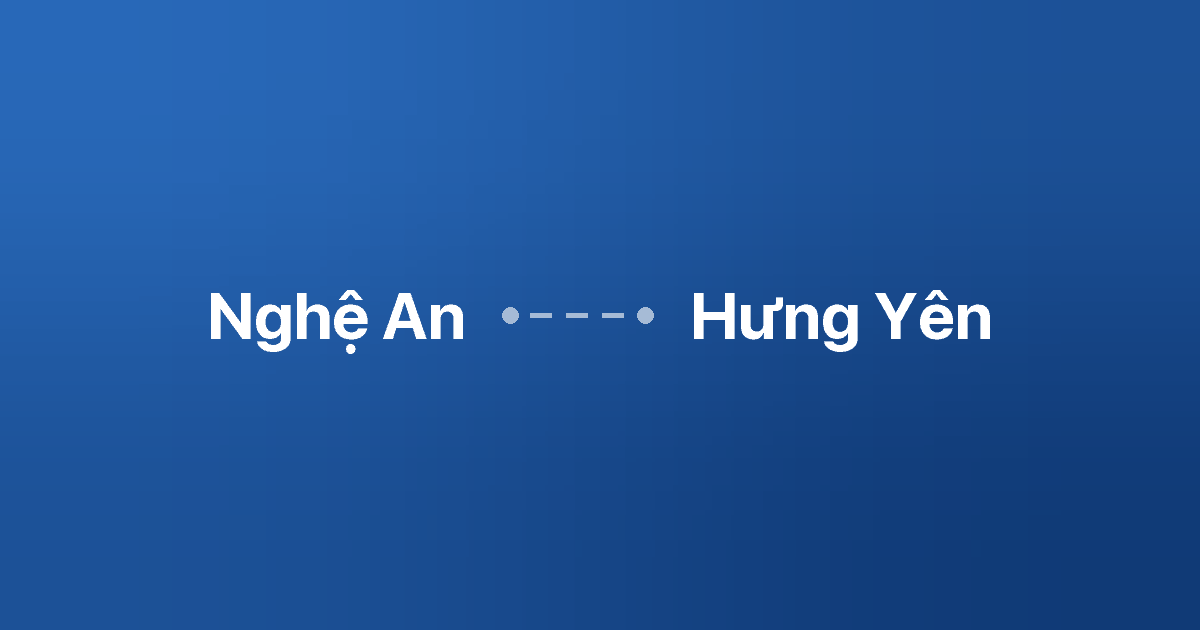 Xe ghép Nghệ An Hưng Yên