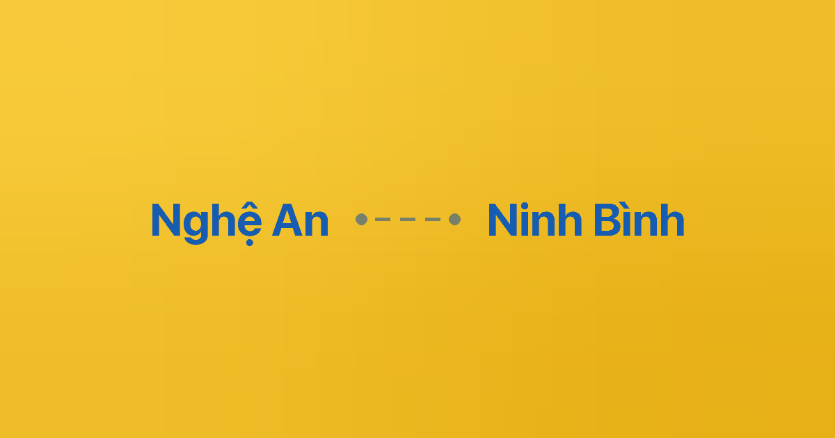 Xe ghép Nghệ An Ninh Bình