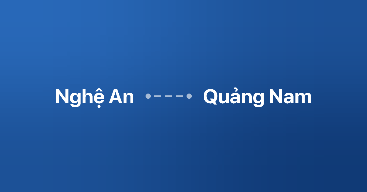 Xe ghép Nghệ An Quảng Nam