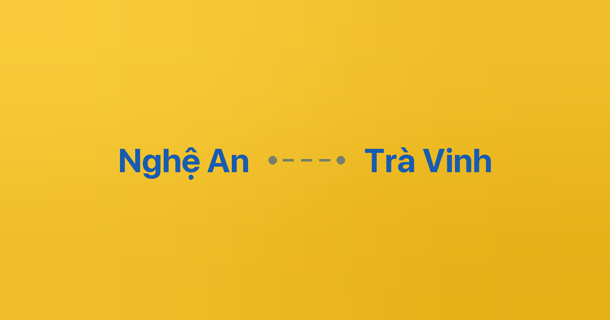 Xe ghép Nghệ An Trà Vinh