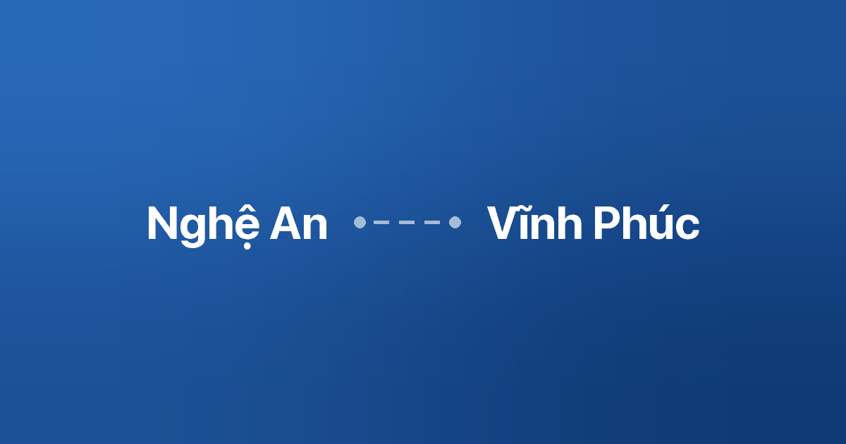 Xe ghép Nghệ An Vĩnh Phúc