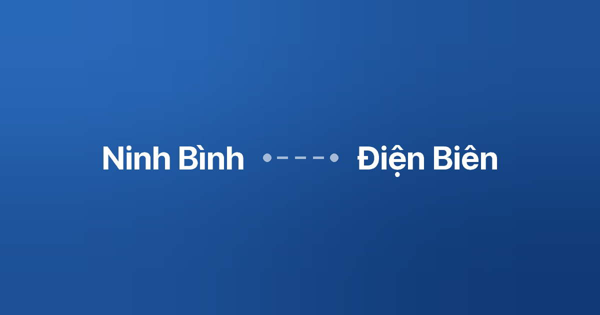 Xe ghép Ninh Bình Điện Biên