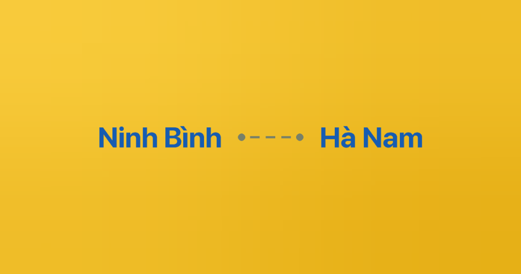Xe ghép Ninh Bình Hà Nam