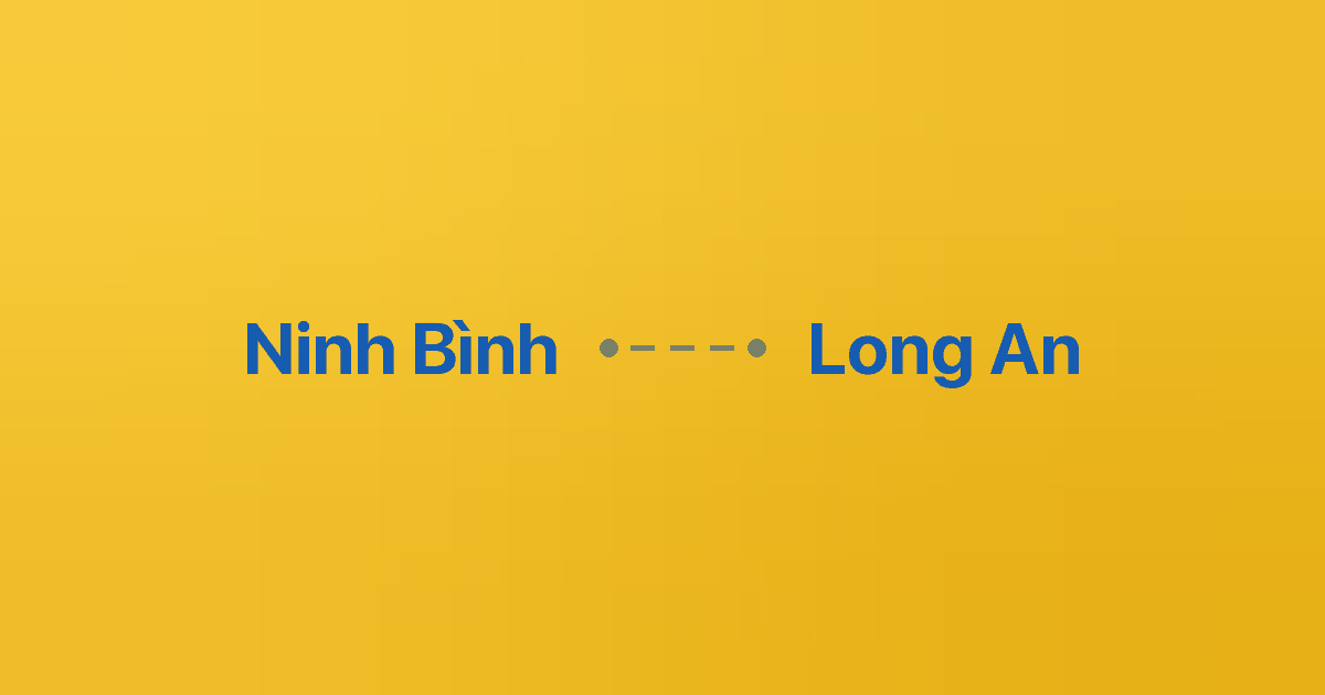Xe ghép Ninh Bình Long An