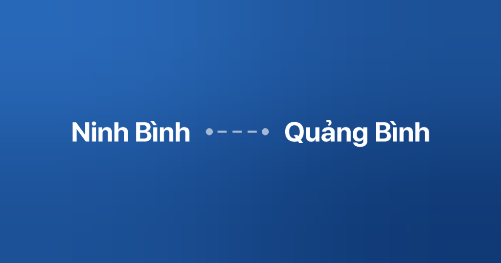 Xe ghép Ninh Bình Quảng Bình