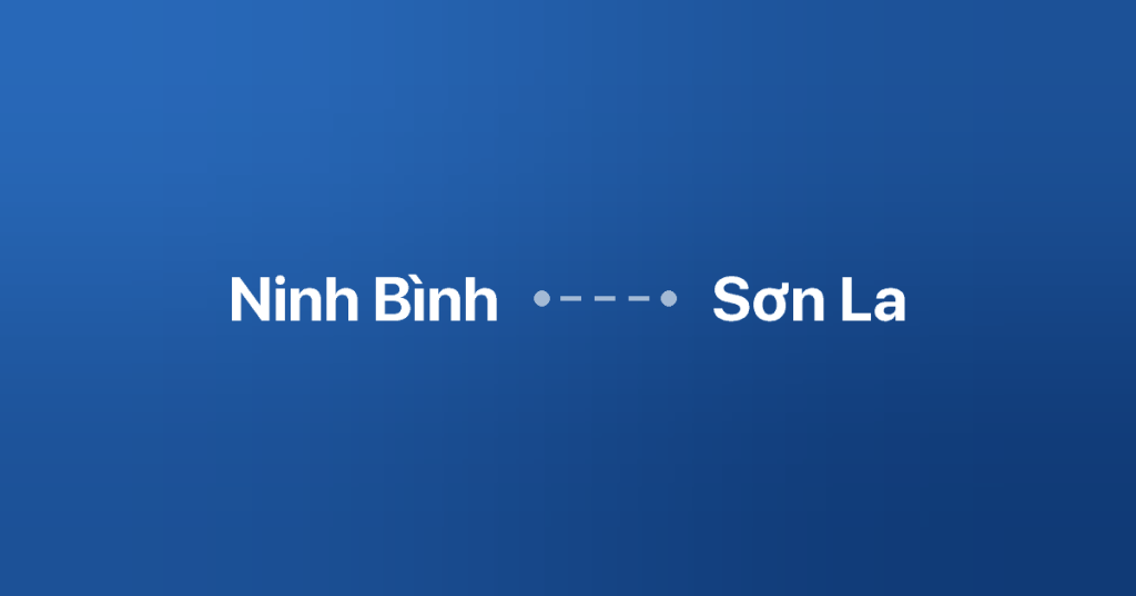 Xe ghép Ninh Bình Sơn La