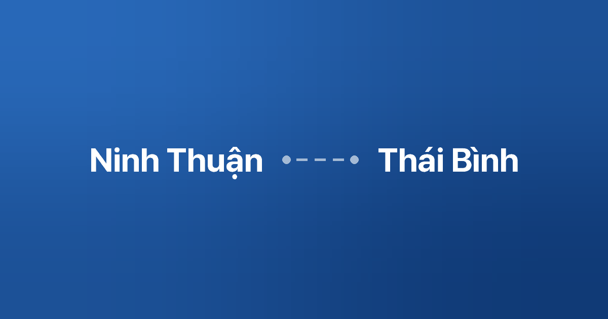 Xe ghép Ninh Thuận Thái Bình