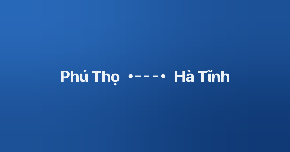 Xe ghép Phú Thọ Hà Tĩnh