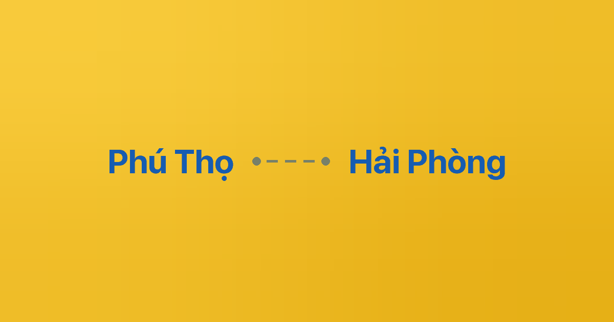 Xe ghép Phú Thọ Hải Phòng