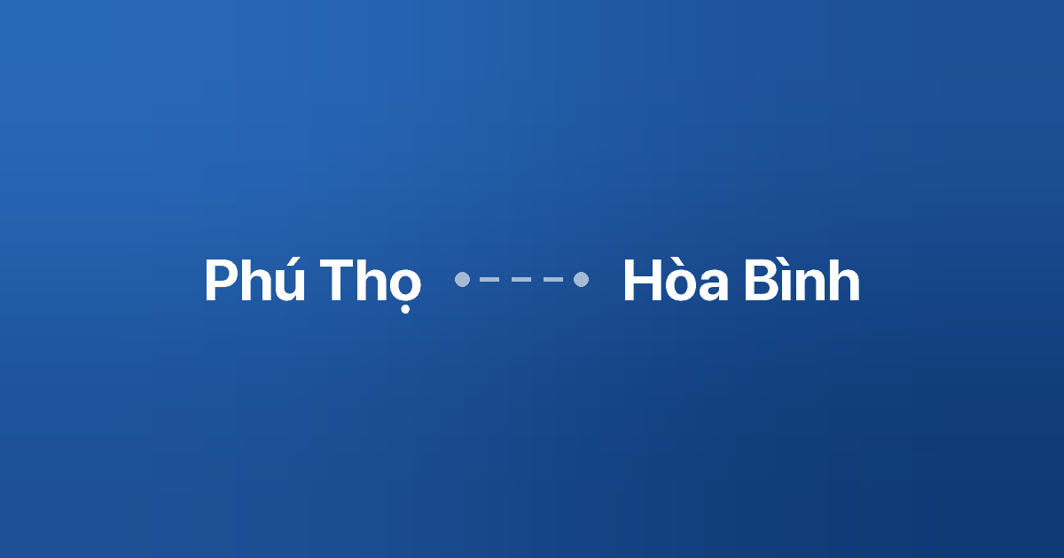 Xe ghép Phú Thọ Hòa Bình