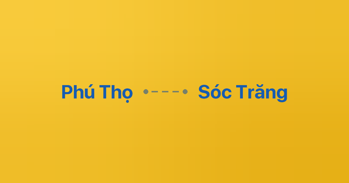 Xe ghép Phú Thọ Sóc Trăng 2 Xe ghép Phú Thọ Sóc Trăng