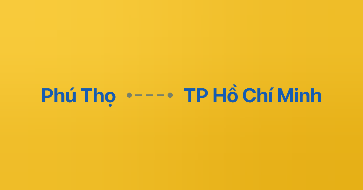 Xe ghép Phú Thọ TP Hồ Chí Minh 3 Xe ghép Phú Thọ TP Hồ Chí Minh