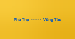 Xe ghép Phú Thọ Vũng Tàu