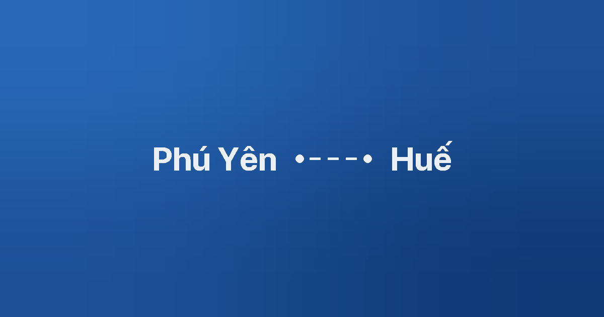 Xe ghép Phú Yên Huế