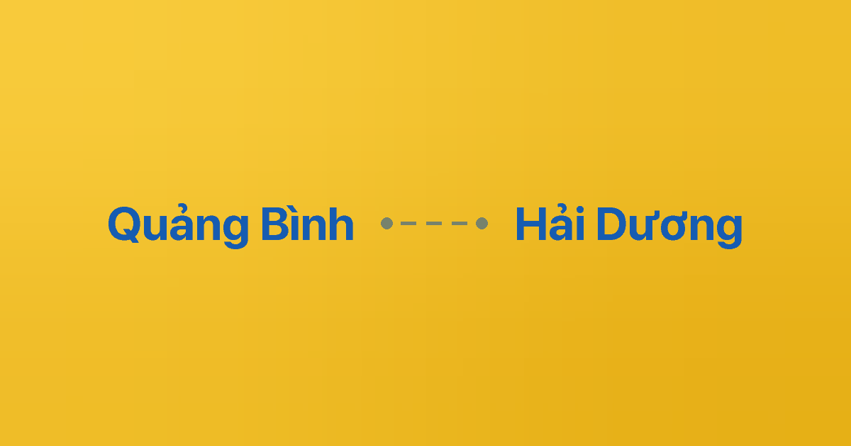 Xe ghép Quảng Bình Hải Dương 5 Xe ghép Quảng Bình Hải Dương