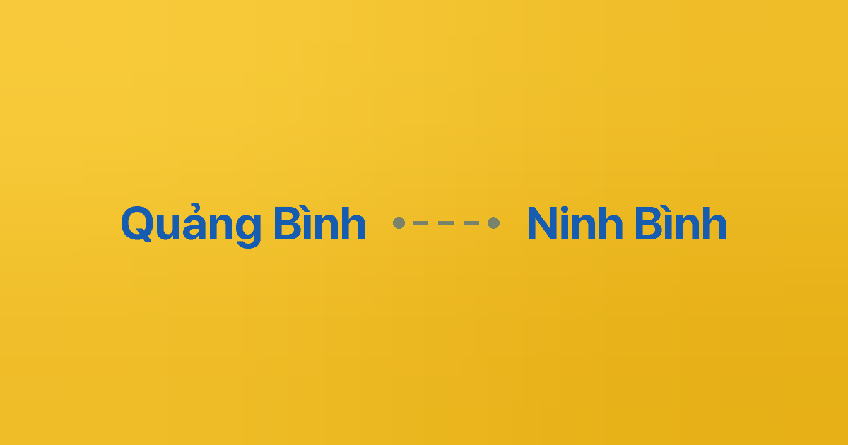 Xe ghép Quảng Bình Ninh Bình
