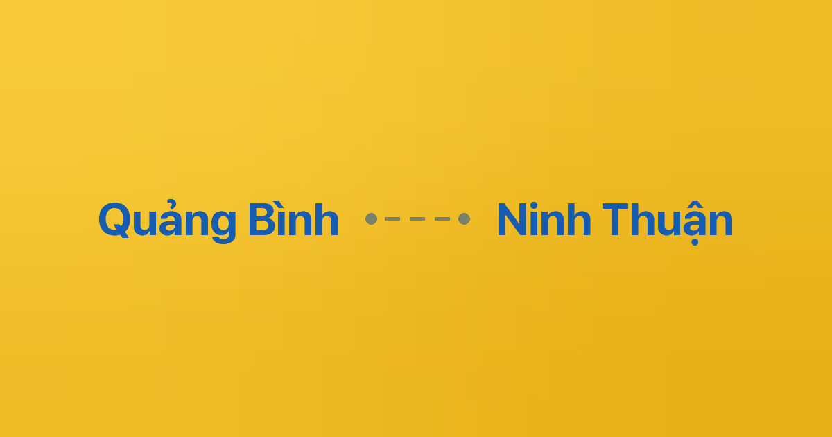 Xe ghép Quảng Bình Ninh Thuận
