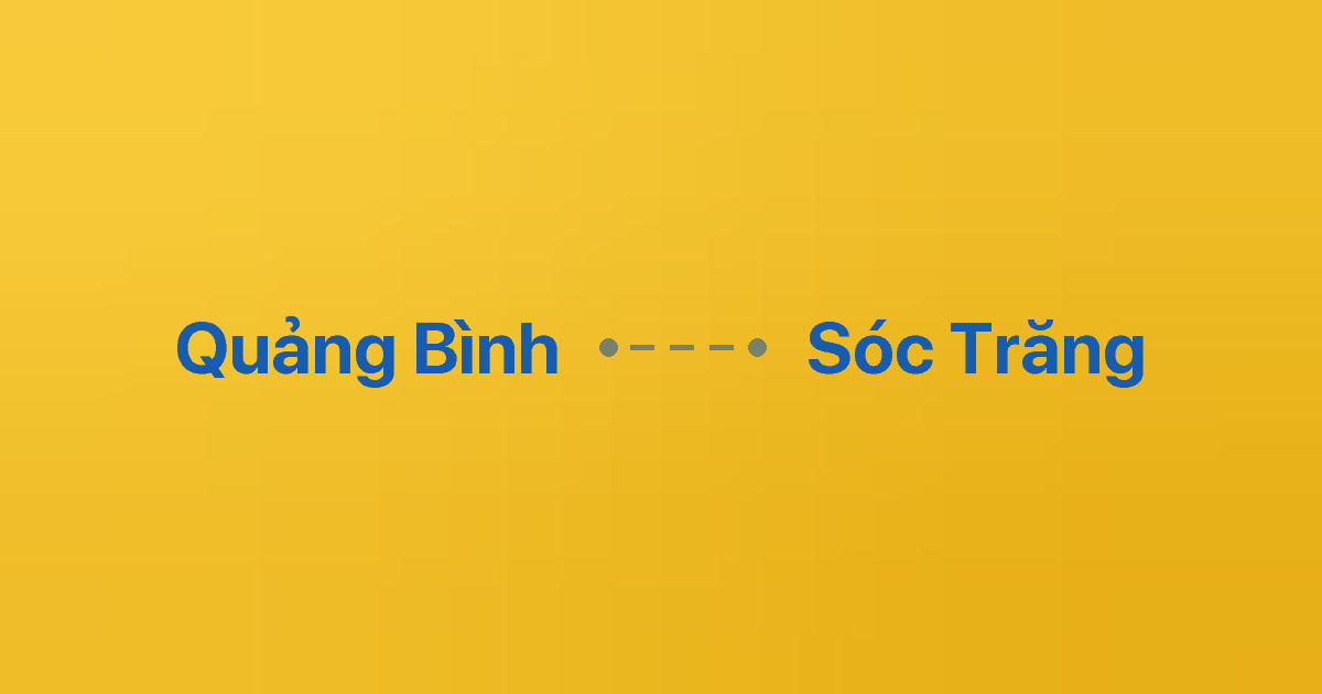 Xe ghép Quảng Bình Sóc Trăng