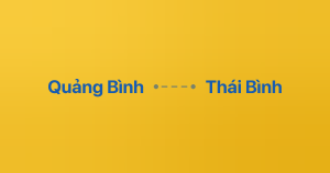 Xe ghép Quảng Bình Thái Bình