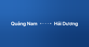 Xe ghép Quảng Nam Hải Dương