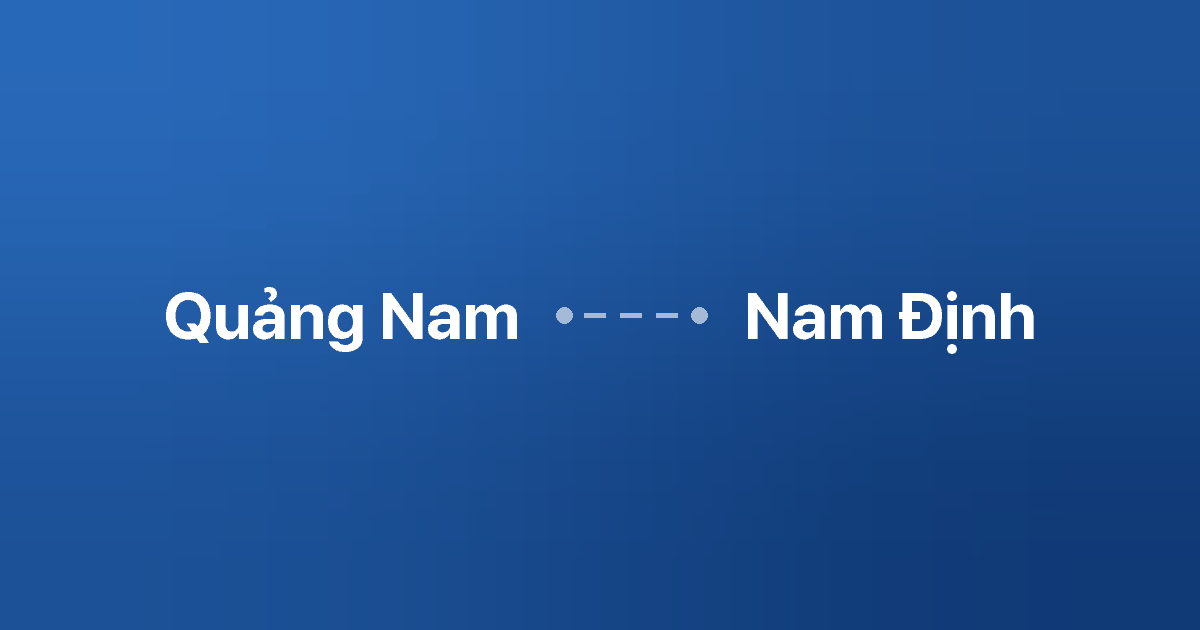 Xe ghép Quảng Nam Nam Định
