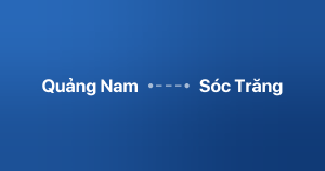 Xe ghép Quảng Nam Sóc Trăng