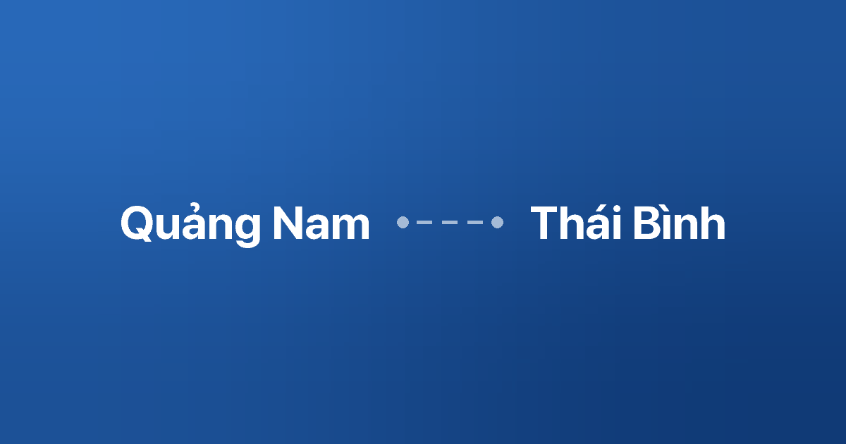 Xe ghép Quảng Nam Thái Bình