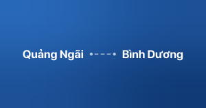 Xe ghép Quảng Ngãi Bình Dương